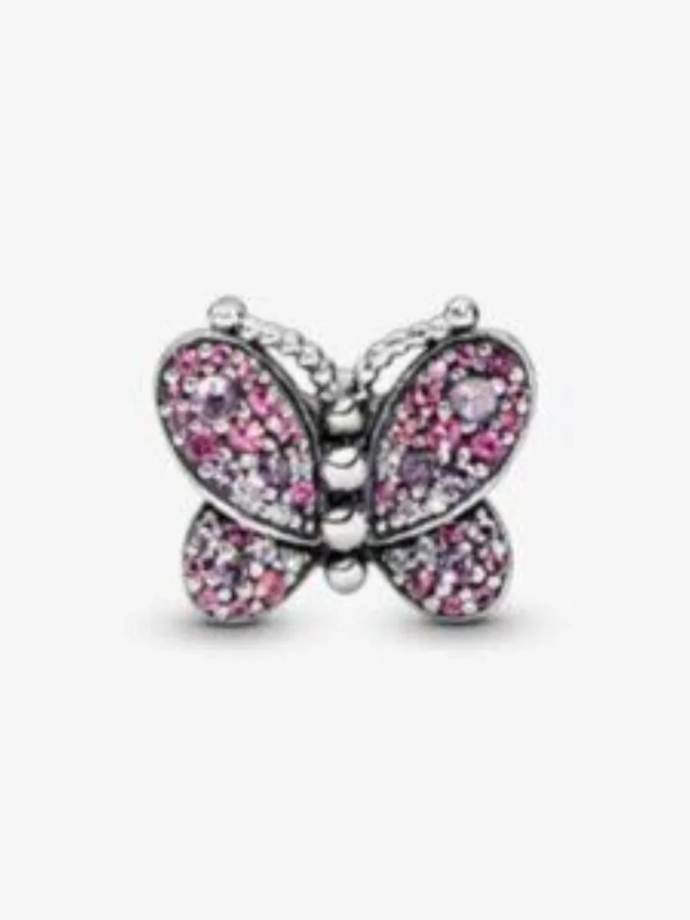 Pandora Pink Crystal Butterfly Charm